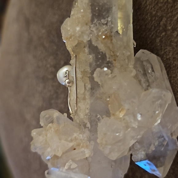 Set of Sterling Silver Pearl Earrings - Picture 3 of 6